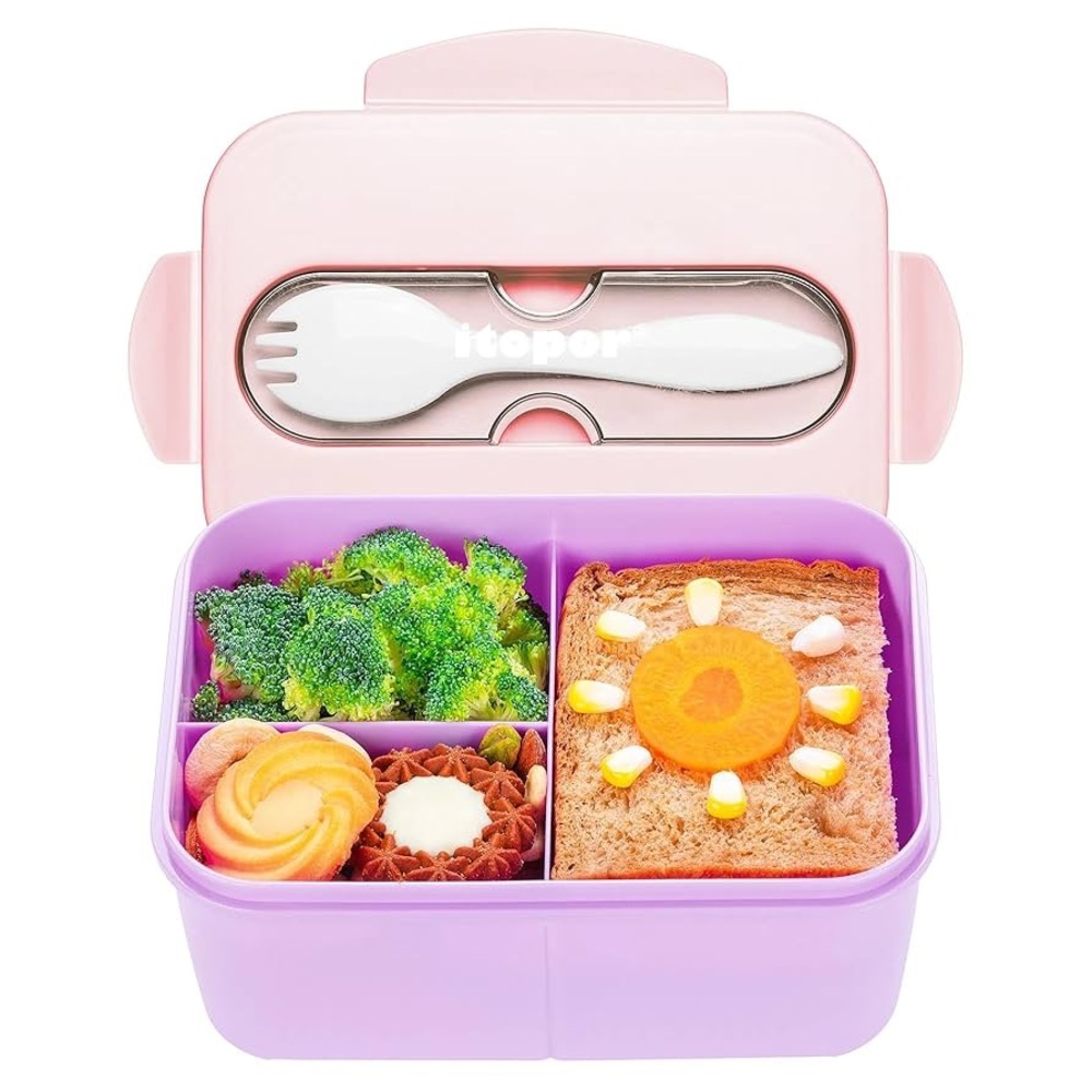 ✨BNWT - Itopor Bento Box,Ideal Leak-Proof Lunch Box for Kids & Adults - Pink✨